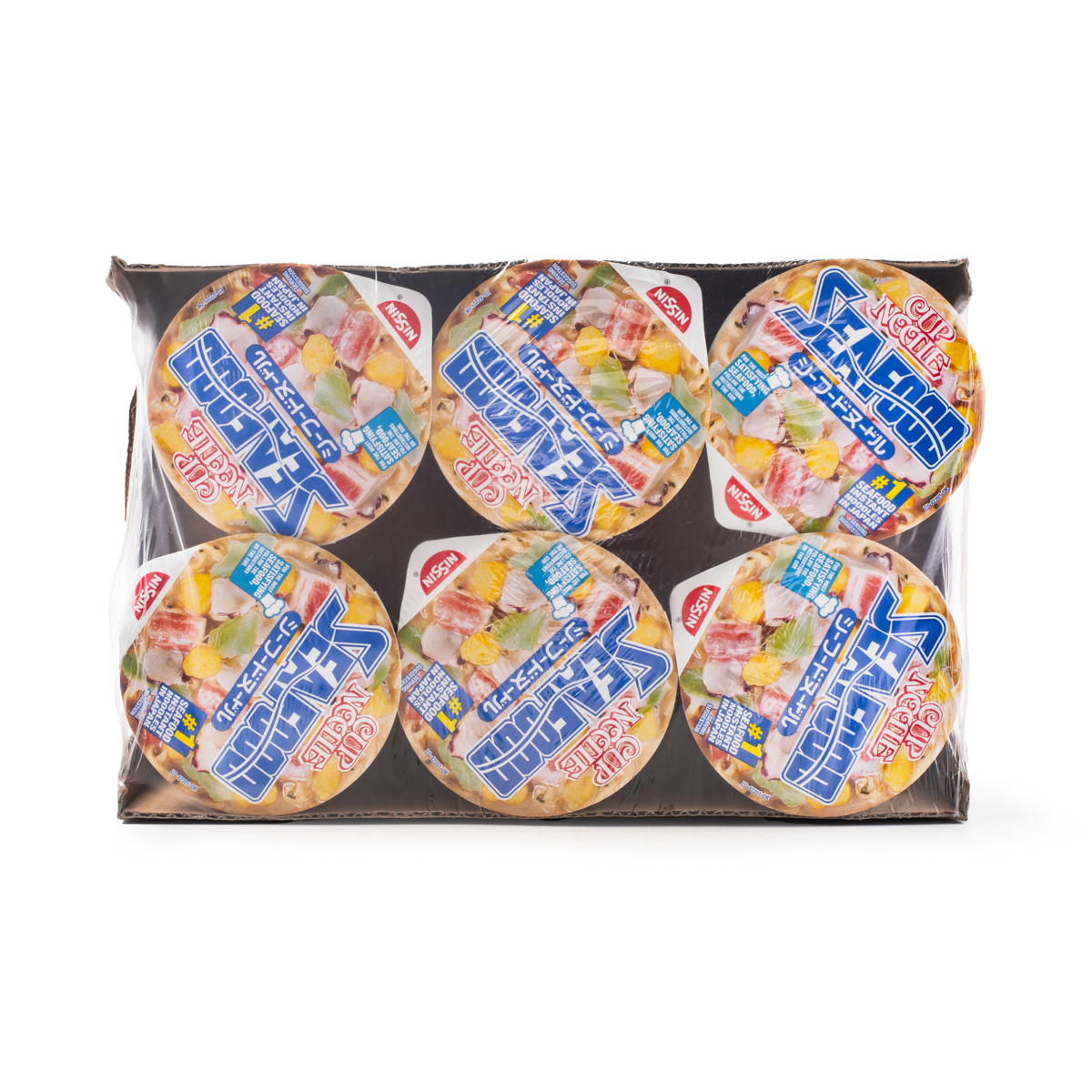 Nissin Cup Noodles, Seafood Flavor 6pks 2.68 oz