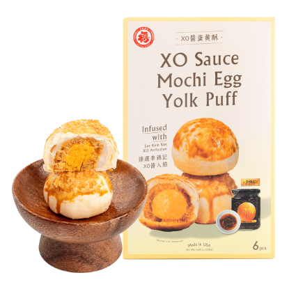 Lee Kum Kee XO Sauce Mochi Egg Yolk Puff 1.94 oz*6 each