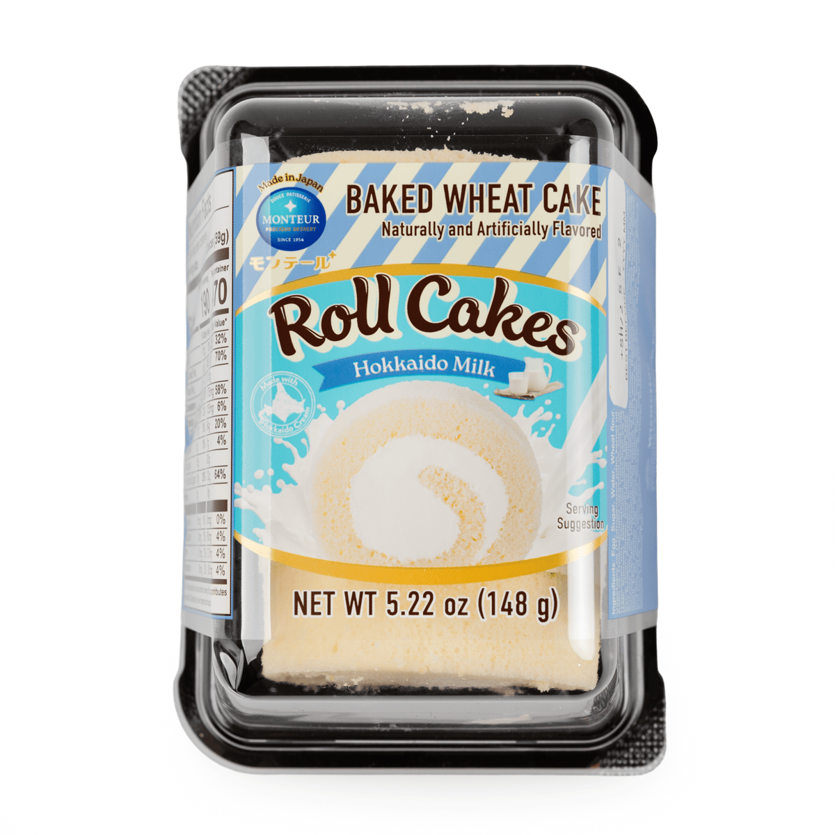 Monteur Hokkaido Soft Roll Cake 5pcs 5.5 oz