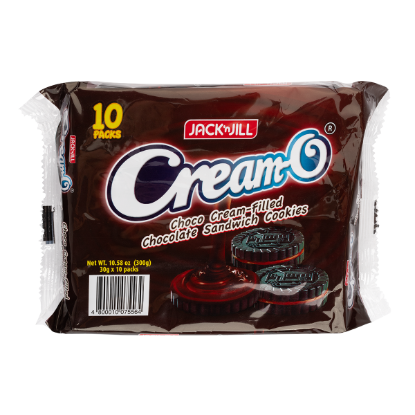 Jack 'n Jill Cream-O Choco Cream Filled Sandwich Cookies 330 g