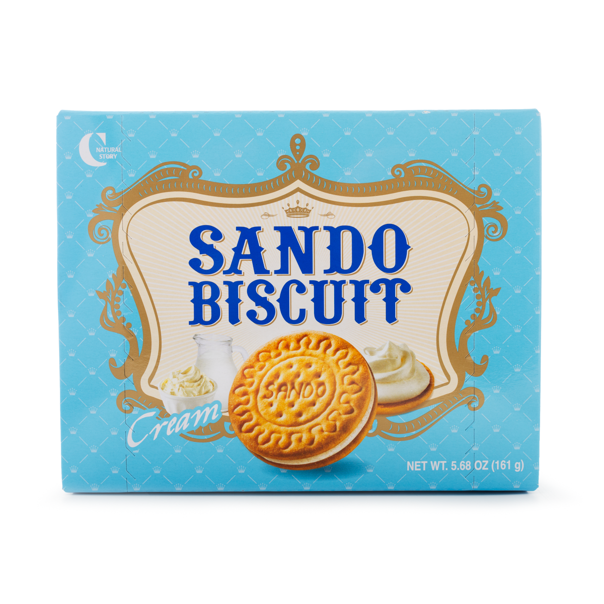 Crown Sando Cream Filled Sandwich Cookies 161 g