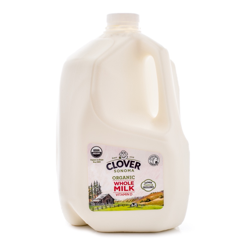 Clover Sonoma Organic Whole Milk 127.8 fl.oz