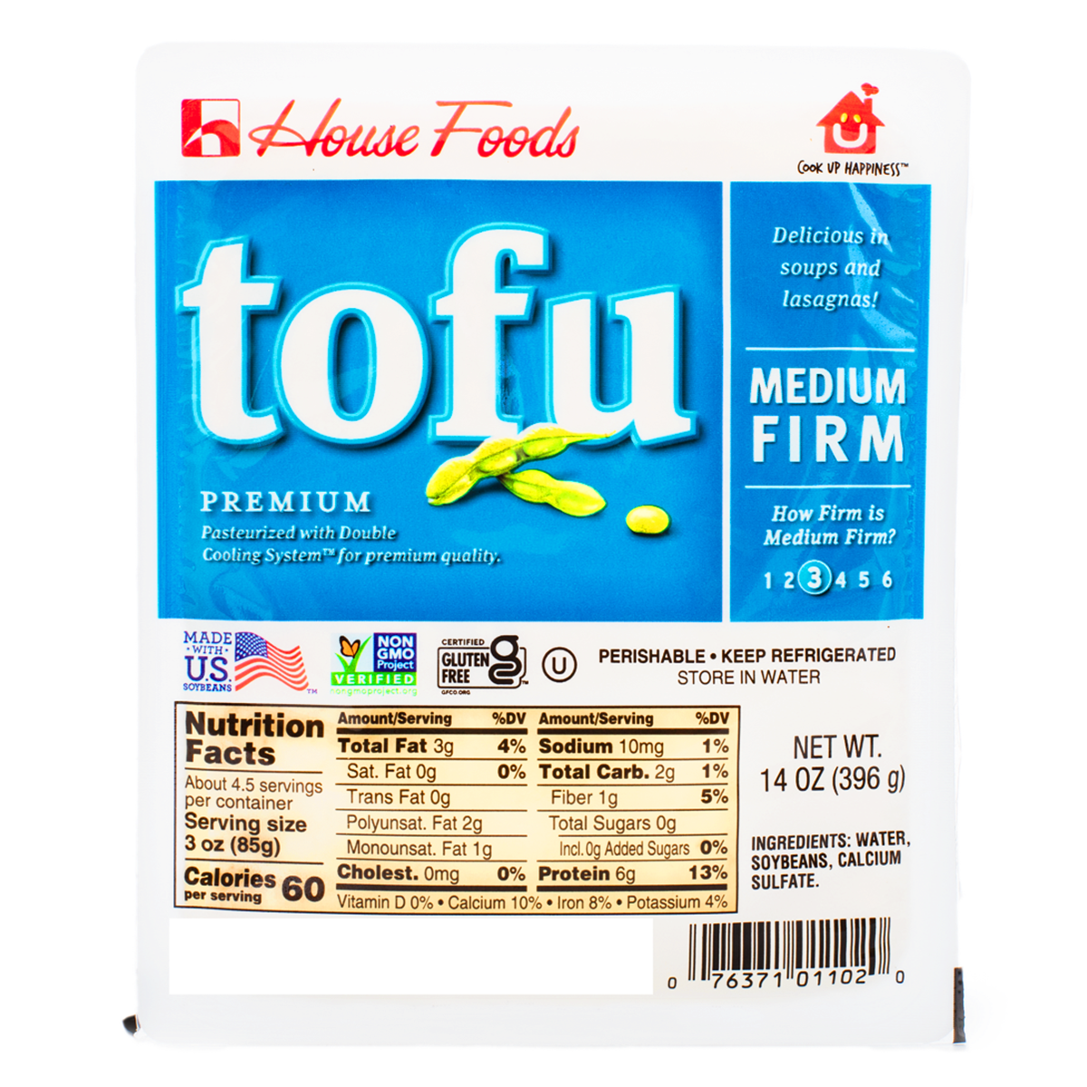 House Foods Tofu Medium Firm 14 oz