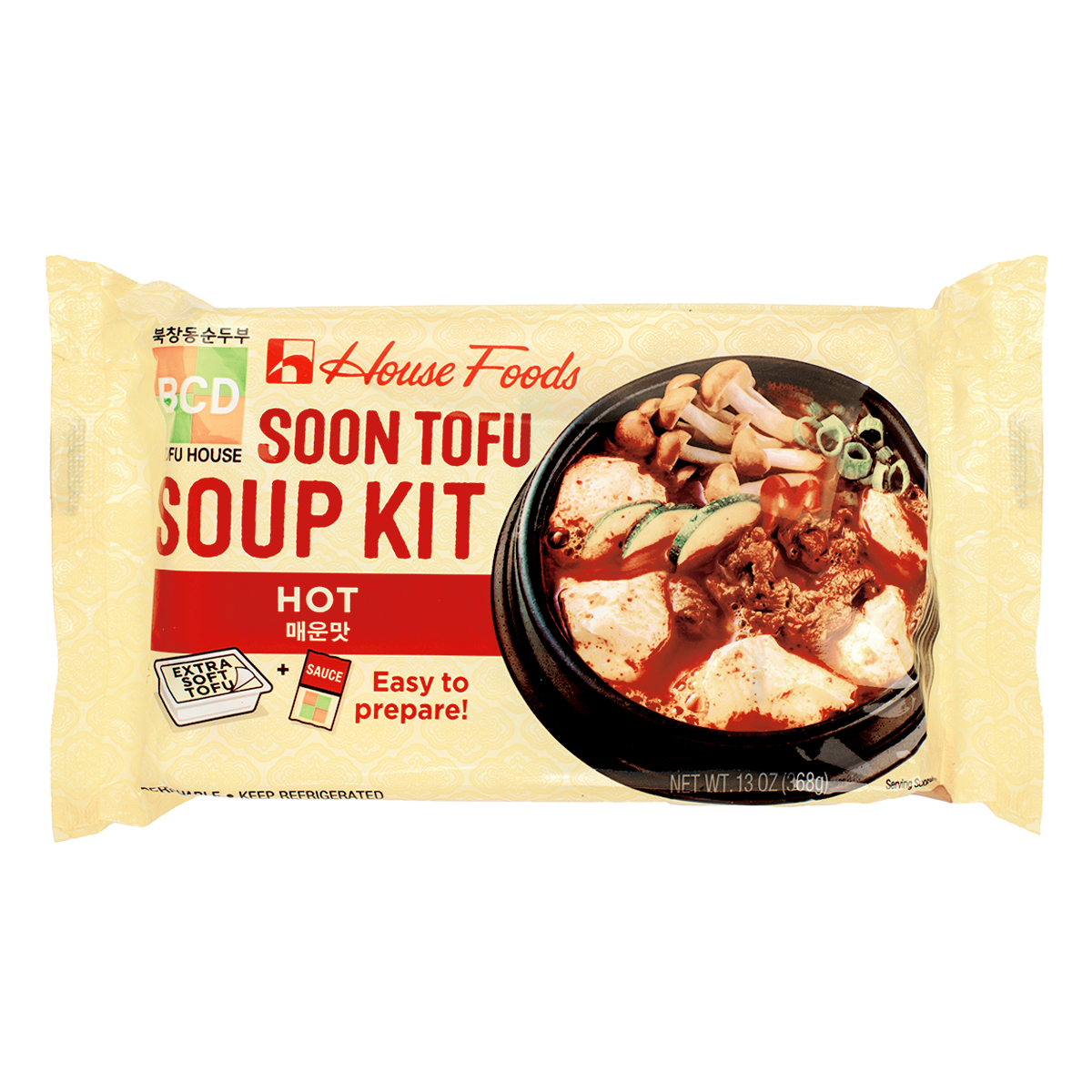 House Foods Tofu Soup Kit Hot Flavor 13 oz