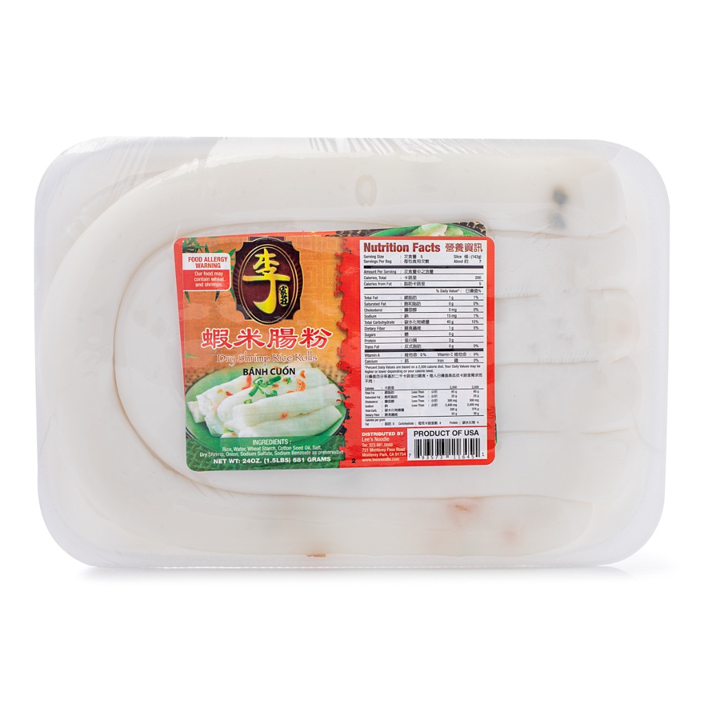 Lee's Noodle Rice Noodle Roll with Dry Shrimp 680 g