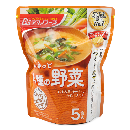 Amano Foods Freeze Dry Instant Miso Soup 5 Meals 40.5 g
