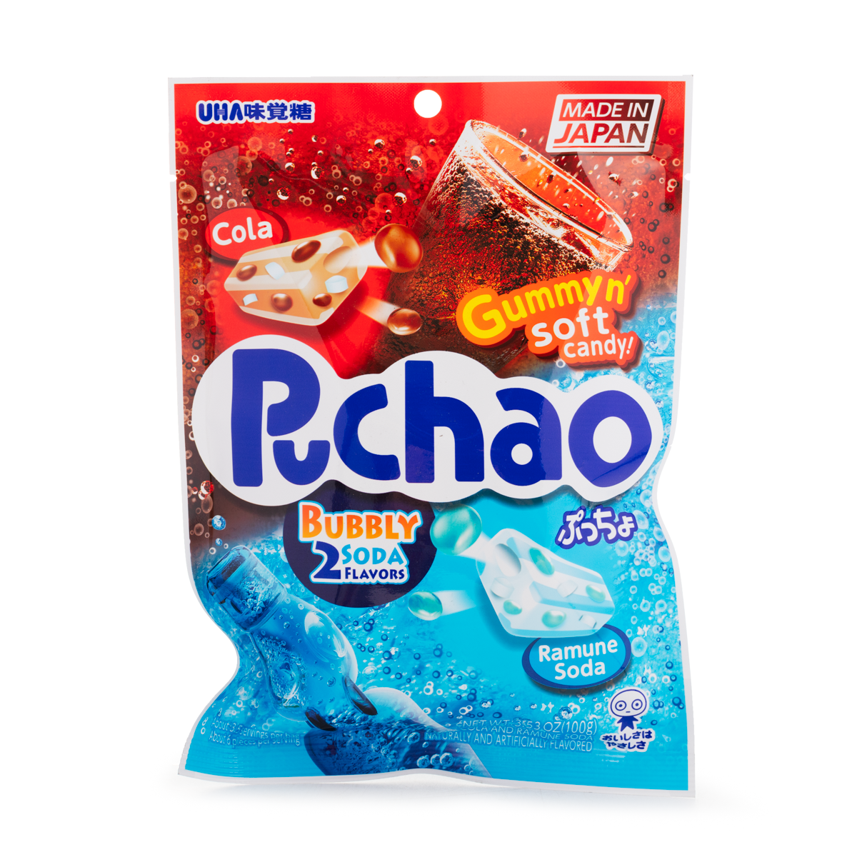 UHA Puc hao Cola&Soda Candies 3.53 oz