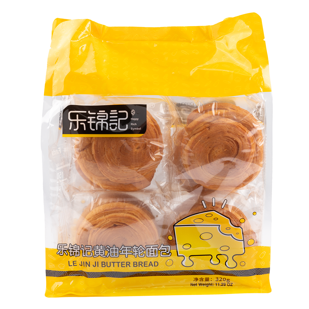 Lejinji Butter Bread 4ct 320 g