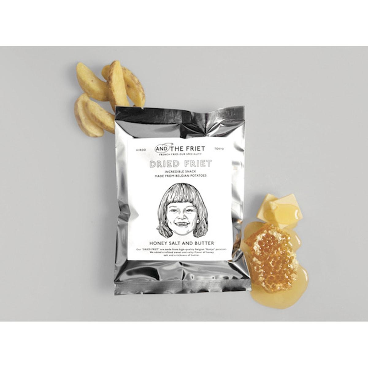 AND THE FRIET Honey Salt Butter Flavor Fries 60g 1pack 6 g